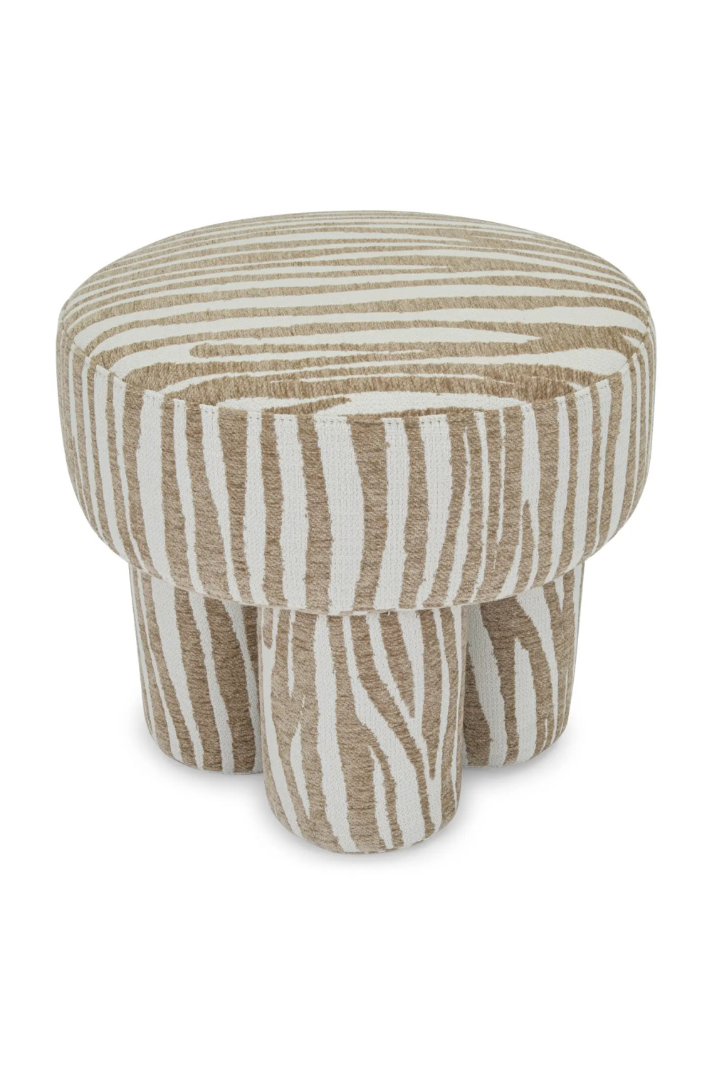 Round Upholstered Stool | NV Gallery Corinthe | Oroa.com