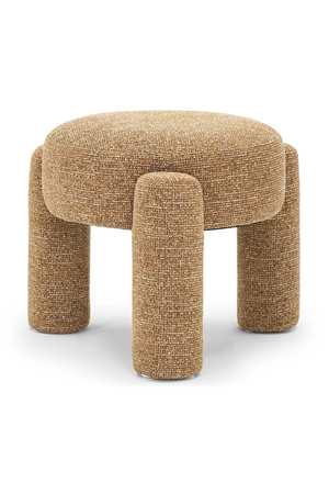 Brown Tweed Round Stool | NV Gallery Luqa | Oroatrade.com