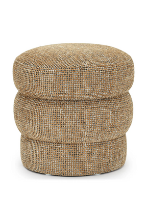 Brown Tweed Layered Stool | NV Gallery Mdina | Oroa.com