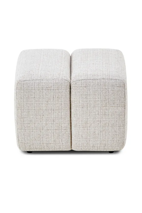 Beige Tweed Pouf | NV Gallery Nami | Oroa.com