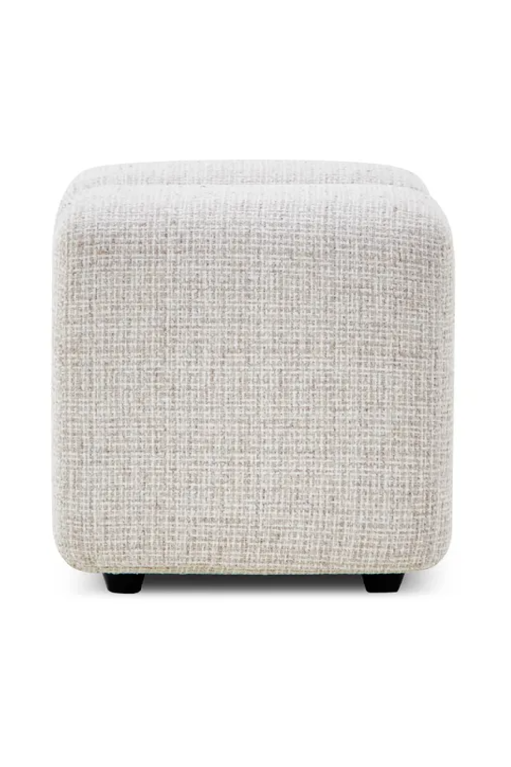 Beige Tweed Pouf | NV Gallery Nami | Oroa.com