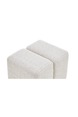 Beige Tweed Pouf | NV Gallery Nami | Oroa.com