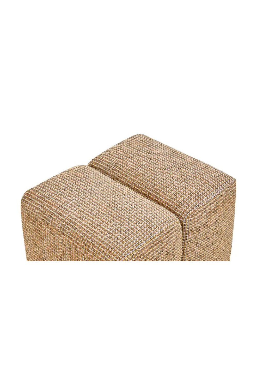 Yellow Tweed Pouf | NV Gallery Nami | Oroa.com