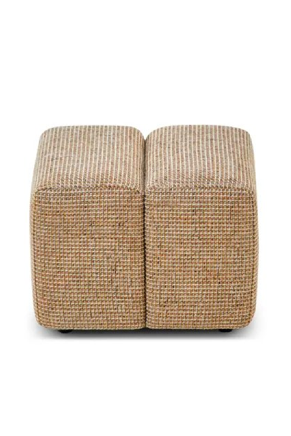 Yellow Tweed Pouf | NV Gallery Nami | Oroa.com