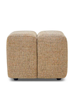 Yellow Tweed Pouf | NV Gallery Nami | Oroa.com