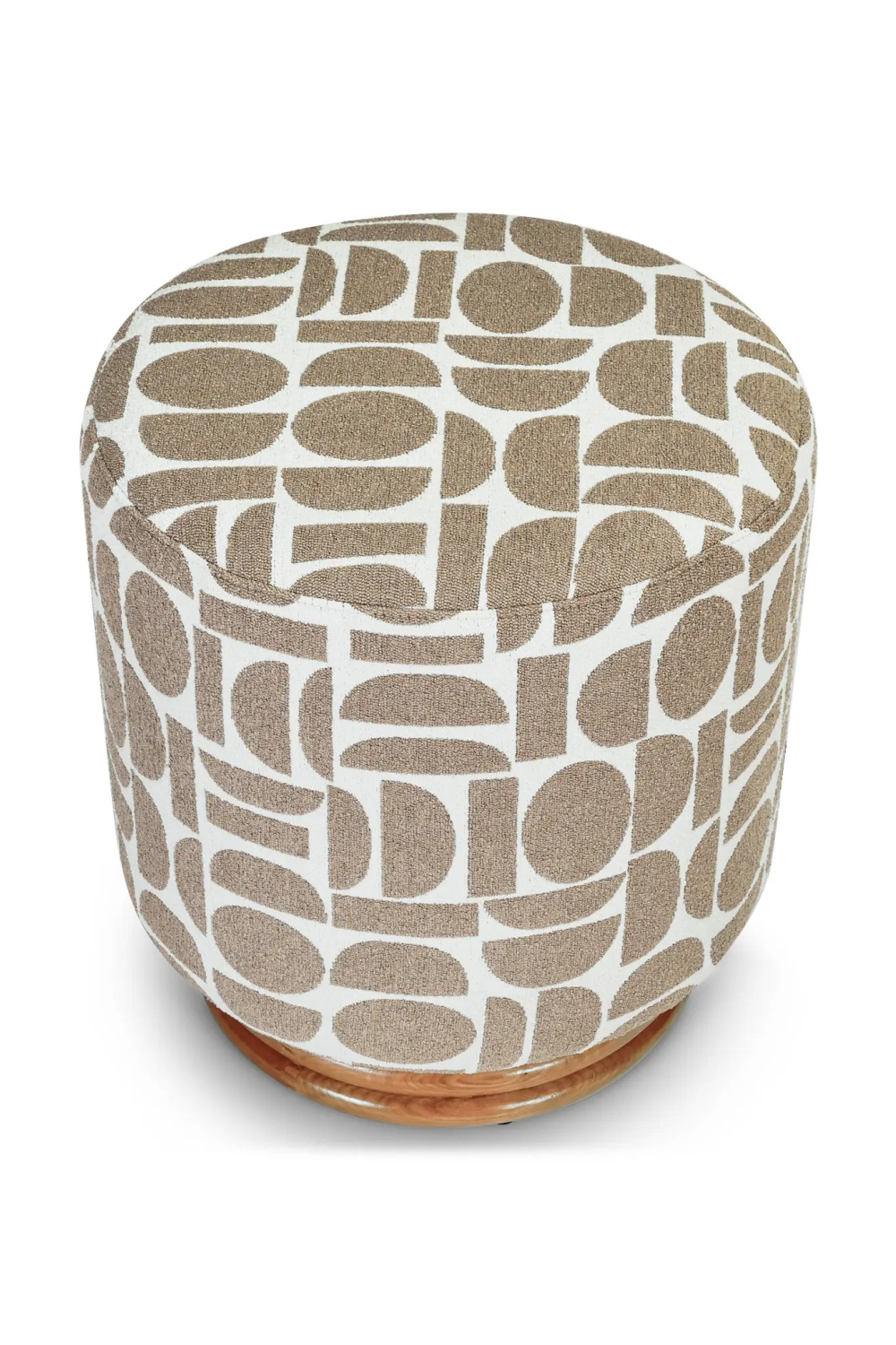 Round Fabric Pouf | NV Gallery Pigneto | Oroa.com