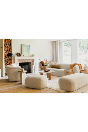 Fabric Upholstered Ottoman | NV Gallery Volta | Oroa.com