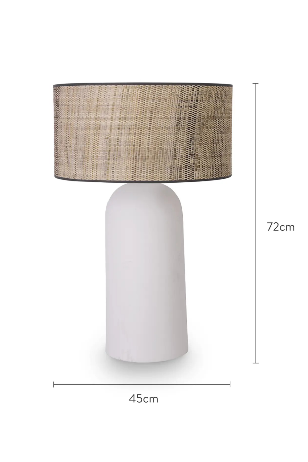 Woven Fiber Table Lamp | NV Gallery Agape | Oroa.com