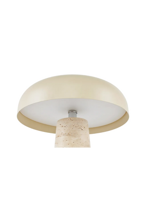 Travertine Base Table Lamp | NV Gallery Amanita | Oroa.com