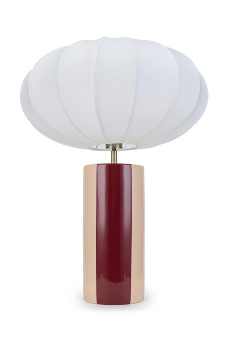 Striped Ceramic Base Table Lamp | NV Gallery Cappadocia | Oroatrade.com