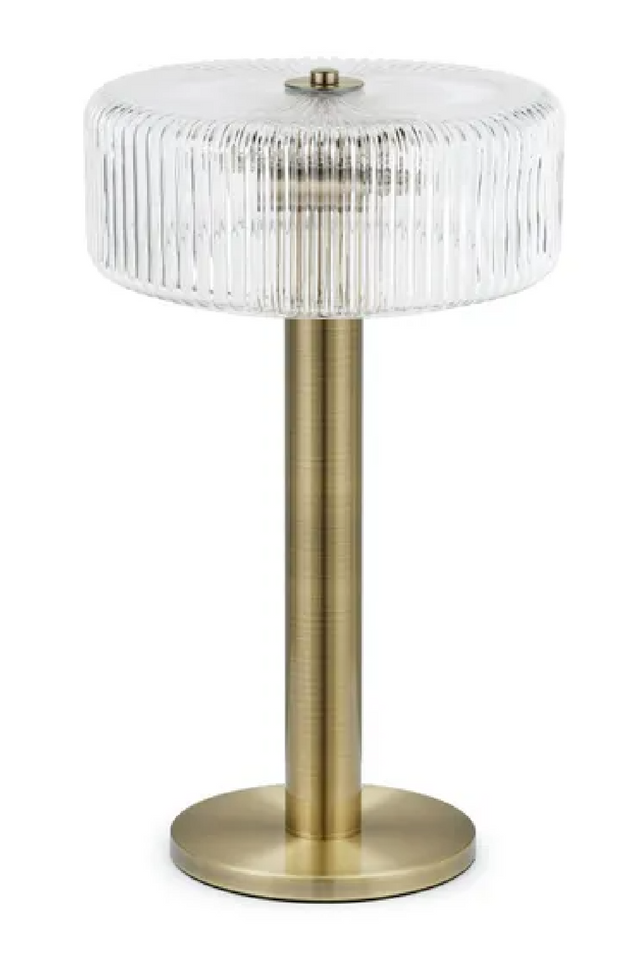 Ribbed Glass Table Lamp | NV Gallery Charlton | Oroa.com