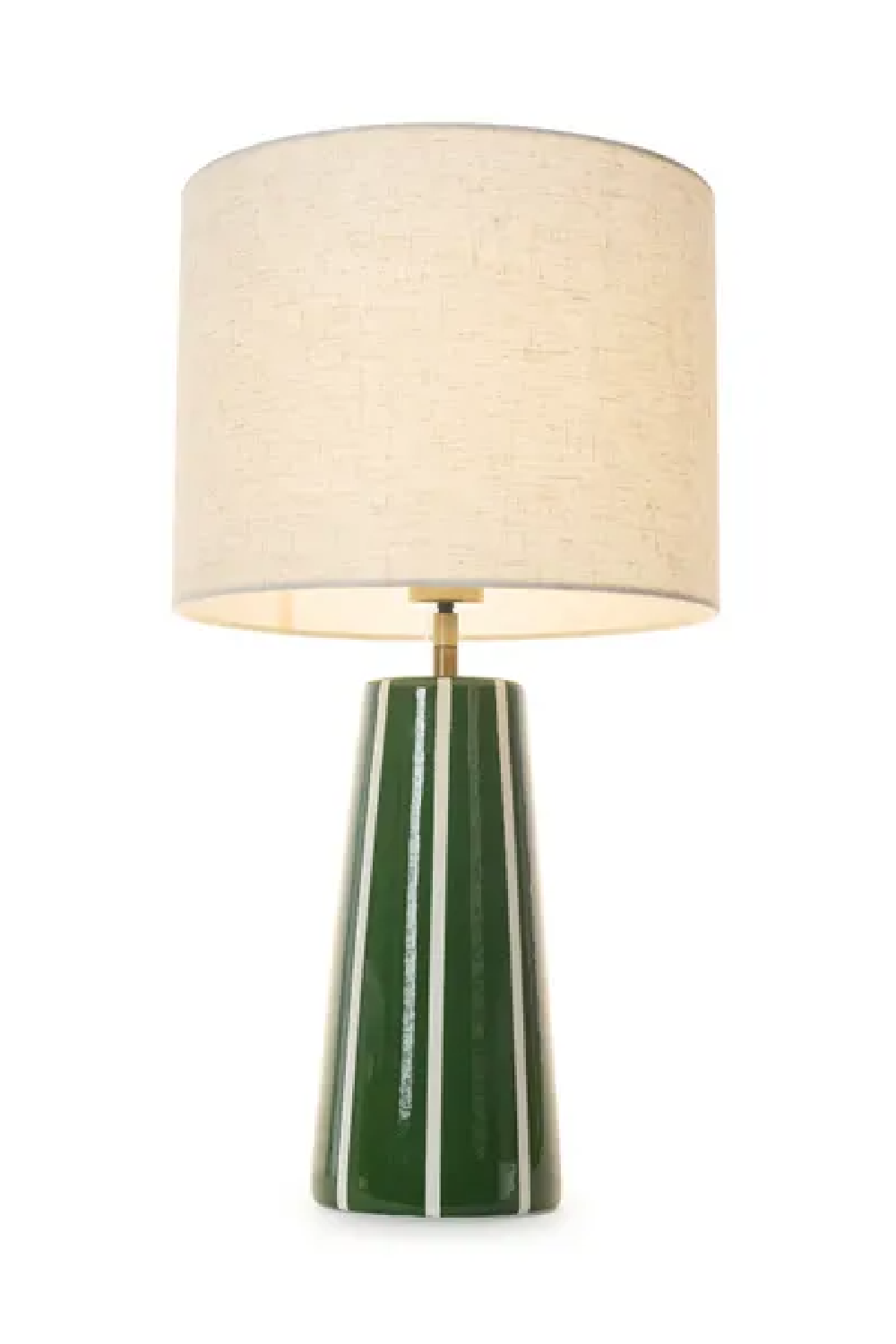 Green Stripes Ceramic Table Lamp | NV Gallery Gian | Oroa.com