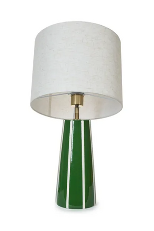 Green Stripes Ceramic Table Lamp | NV Gallery Gian | Oroa.com