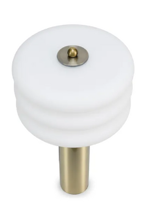 Cylindrical Brass Table Lamp | NV Gallery Houston | Oroa.com