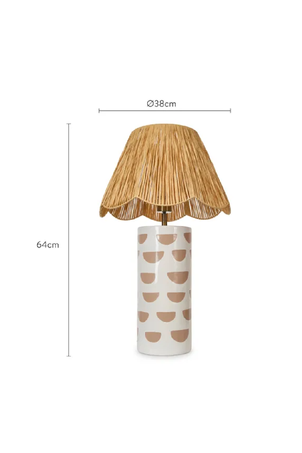 Handpainted Ceramic Table Lamp | NV Gallery Mara | Oroa.com