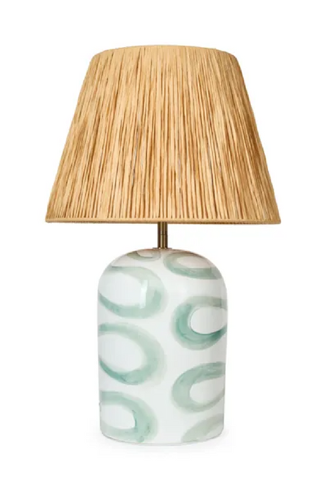 Woven Raffia Table Lamp | NV Gallery Savannah | Oroa.com
