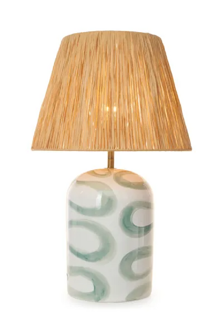 Woven Raffia Table Lamp | NV Gallery Savannah | Oroa.com