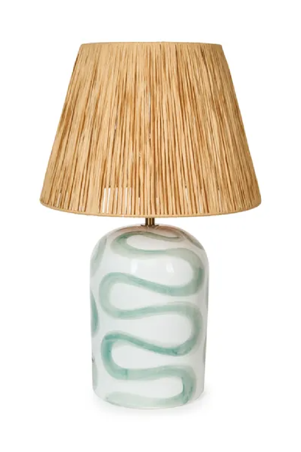 Woven Raffia Table Lamp | NV Gallery Savannah | Oroa.com