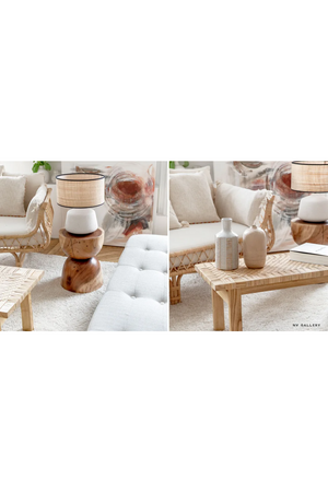 Straw Fiber Table Lamp | NV Gallery Sulu | Oroa.com
