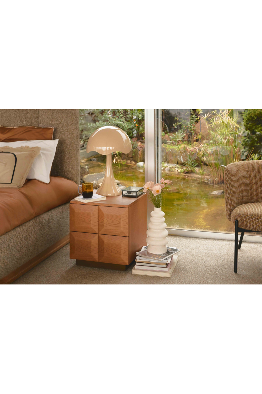 Scalloped Metal Table Lamp | NV Gallery Tulip | Oroa.com