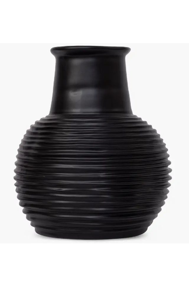 Matte Black Ceramic Vase | NV Gallery Marta | Oroa.com