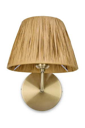 Raffia Shade Wall Lamp | NV Gallery Lyra | Oroa.com