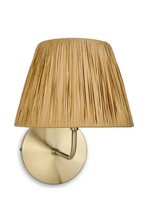 Raffia Shade Wall Lamp | NV Gallery Lyra | Oroa.com