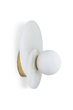 Jade Stone Wall Lamp L | NV Gallery Orb | Oroa.com