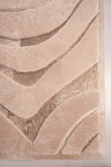 OMBRÉ – Custom Made Shearling and Cowhide Rug