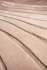 OMBRÉ – Custom Made Shearling and Cowhide Rug