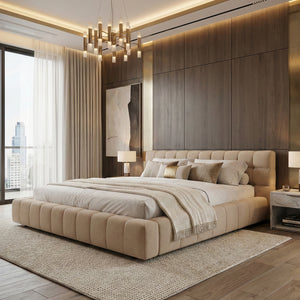 Tufted Queen Bed | OROA Modern Tyree