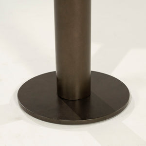   Modern European furniture - Brown Marble Pedestal Side Table - www.oroa.com | Oroa.com
