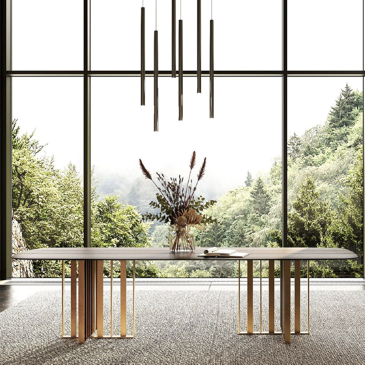   Wenge Oak Dining Table | Oroa.com