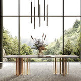 Wenge Oak Dining Table | OROA Modern Livia