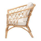 Modern European furniture - Openwork Rattan Accent Chair - www.oroa.com