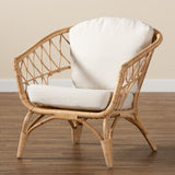 Modern European furniture - Openwork Rattan Accent Chair - www.oroa.com