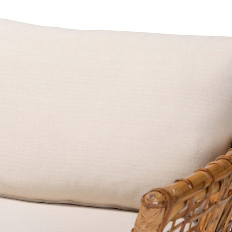 Modern European furniture - Rattan Flared Arm Lounge Chair - www.oroa.com