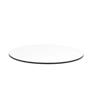 Grained Leather Round Placemat | Pinetti | OROA.com