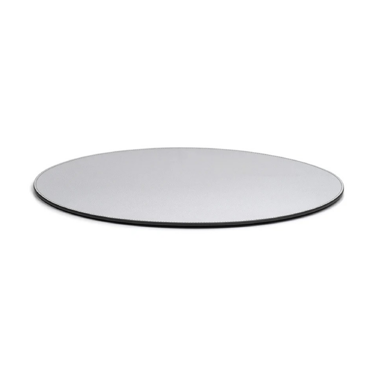 Grained Leather Round Placemat | Pinetti | OROA.com