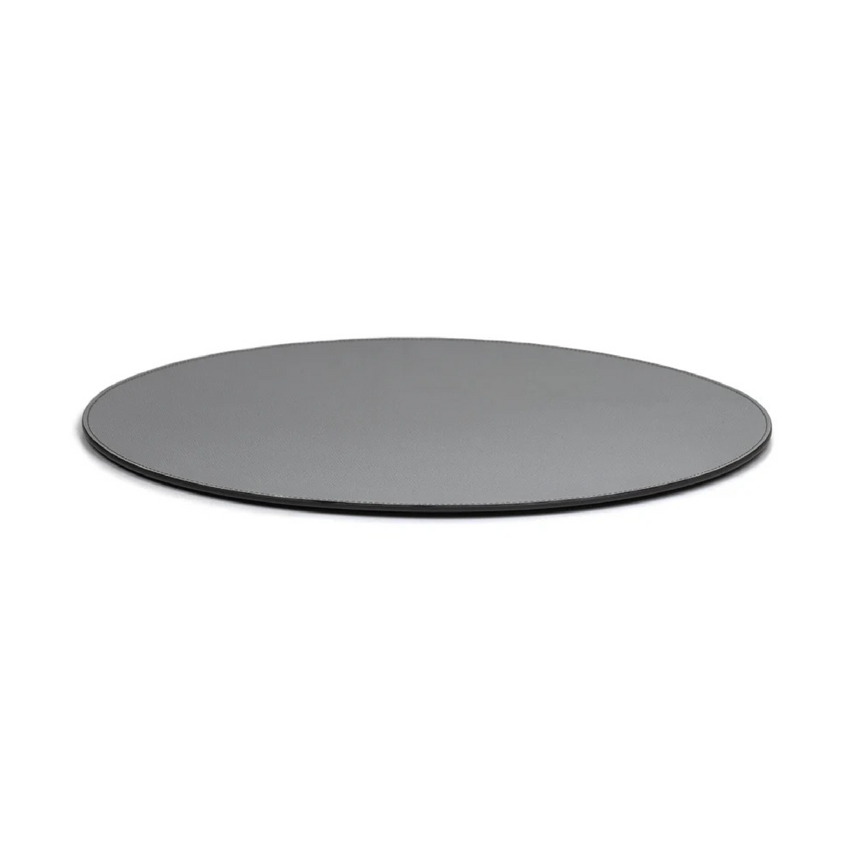 Grained Leather Round Placemat | Pinetti | OROA.com