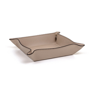 Square Leather Trinket Tray | Pinetti | OROA.com