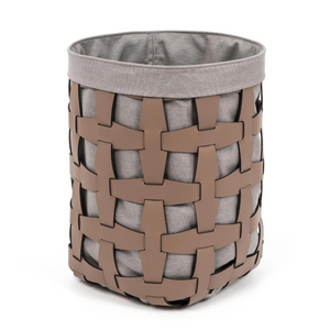 Woven Leather Outdoor Basket | Pinetti Hook | OROA.com