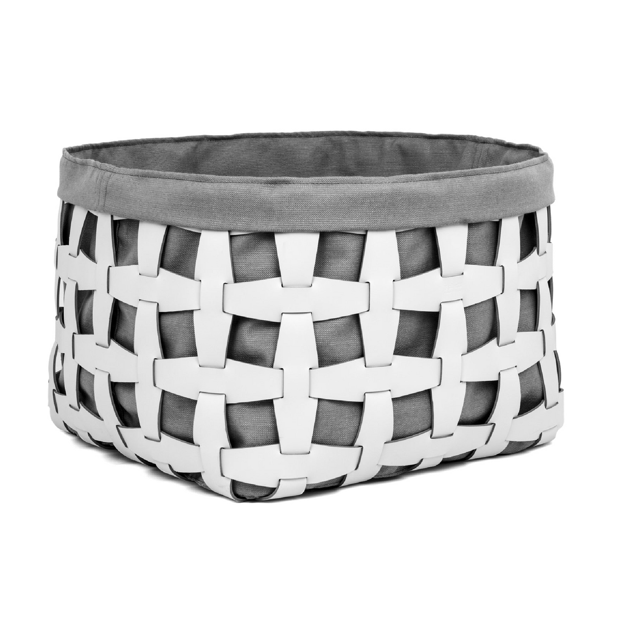 Handwoven Leather Basket L | Pinetti Hook | OROA.com