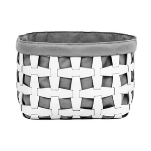 Handwoven Leather Basket L | Pinetti Hook | OROA.com