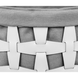 Handwoven Leather Basket L | Pinetti Hook | OROA.com