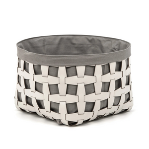 Outdoor Handwoven Leather Basket L | Pinetti Hook | OROA.com