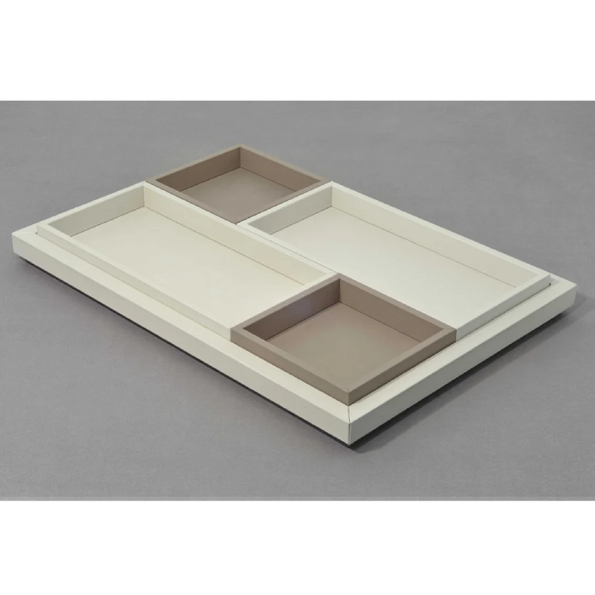 Leather Covered Serving Tray | Pinetti Samurai | OROA.com