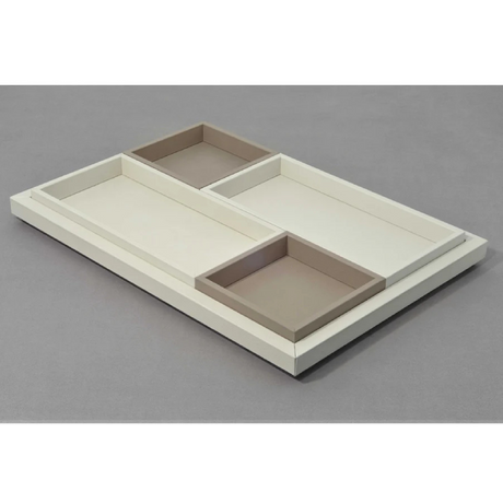 Leather Covered Serving Tray | Pinetti Samurai | OROA.com