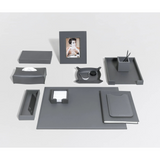 Open-Ended Leather Letter Tray | Pinetti | OROA.com