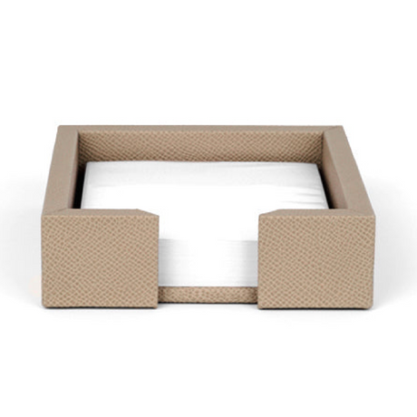 Rectangular Leather Paper Holder | Pinetti | OROA.com